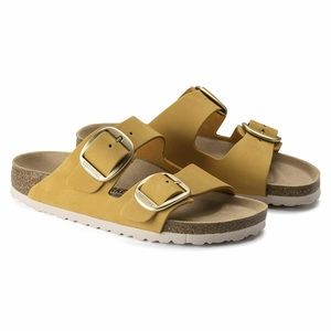 BIRKENSTOCK Arizona Big Buckle Nubuck Ochre, Narrow 36